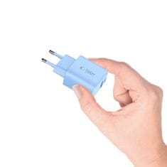 Tech-protect NCA30 omrežni polnilec 30W PD QC, moder