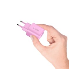 Tech-protect NCA30 omrežni polnilec 30W PD QC, roza