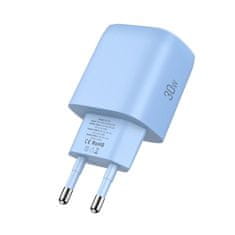 Tech-protect NCA30 omrežni polnilec 30W PD QC, moder