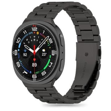 Tech-protect Stainless pašček za Samsung Galaxy Watch 8 / Classic (40 / 44 / 46mm), črn