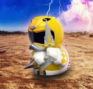 Tubbz račka Power Ranger - Rumeni ranger (prva izdaja)