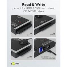 Goobay USB 3.0 Adapter za IDE in SATA diske