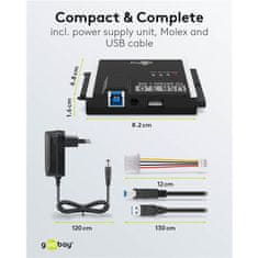 Goobay USB 3.0 Adapter za IDE in SATA diske
