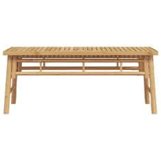 Vidaxl klop Rjava 110 x 38 x 45 cm Bambus