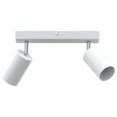 Vidaxl Stropni reflektor Bela 26 x 5.5 x 16.5 cm Jeklo