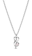 Pandora Srebrna ogrlica Moments Infinity Knot 393762C01-50