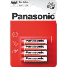 Panasonic R03 4BP AAA Rdeča barva zn