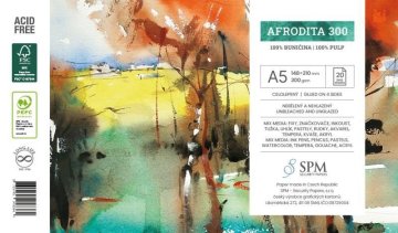Grafični zvezek Afrodita 300 g/m2, A5