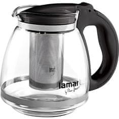 Lamart LT7027 čajnik 1,5l črn Verre