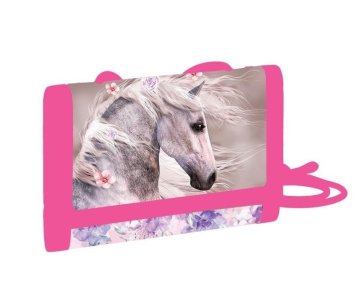 OXYBAG Otroška tekstilna denarnica Horse Romantic
