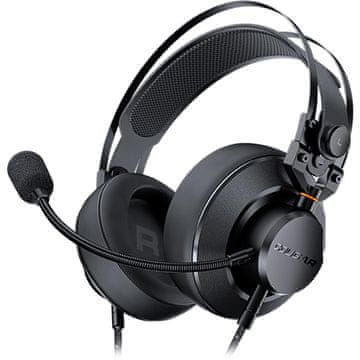 Cougar VM410 CNC gaming slušalke črne barve