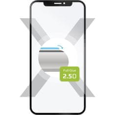 FIXED Popolnoma zaščitno kaljeno steklo za Apple iPhone 14 Plus za lepljenje celotnega zaslona, črno