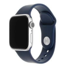 FIXED Komplet fiksnega silikonskega traku za Apple Watch 38/40/41 mm, modra