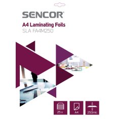 SENCOR SLA FA4M250 Folija A4 250 mikrometrov 25 kosov
