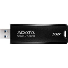 A-Data Zunanji SSD 500 GB SC610 črna/rdeča