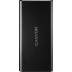 Canyon Power Bank PB-106B, 10000mAh Li-poly, črna