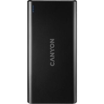 Canyon Power Bank PB-106B, 10000mAh Li-poly, črna