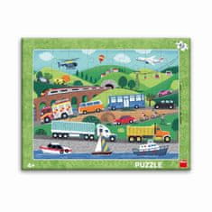 Dino TRAFFIC 40 Deska Puzzle