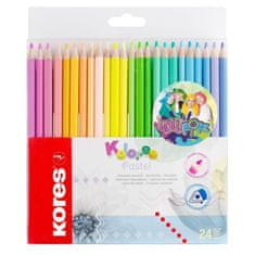 Trikotni Kores Kolores Pastel LOLLIPOPZ - 24 barv