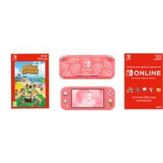 Nintendo Switch Lite Coral+ACNH paket+NSO 12M NT