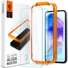 SPIGEN Glass tR AlignMast 2pc Galaxy A55