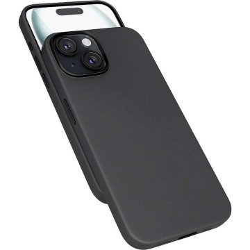 Epico Mag+ Usnjeni ovitek za iPhone 16 Plus - črn