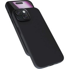 Epico Mag+ Silikonski ovitek Pro iPhone 16 - črn