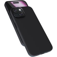 Epico Mag+ Silikonski ovitek za iPhone 16 Plus - črn