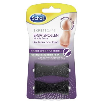 Scholl Žametno gladka peta vrtljive glave 2 kosa