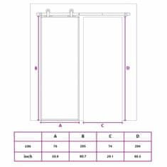 Vidaxl Drsna vrata mlečno ESG steklo in aluminij 76x205 cm črna