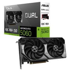 ASUS Dual GeForce RTX 5060 8GB GDDR7 OC (DUAL-RTX5060-O8G) grafična kartica