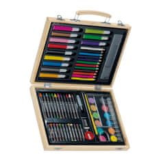 A DESIGN Velik leseni risalni set za otroke Maxi