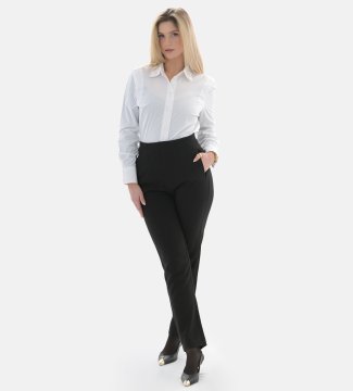 LEAFLETIC Ženske modne hlače - Udobne in elegantne za vsak dan