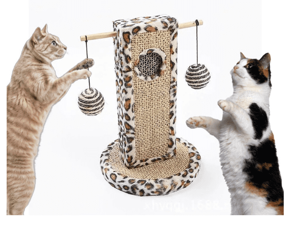  Pet Toys mačje drevo in praskalnik za mačke, 30x21x20 cm, rjava 