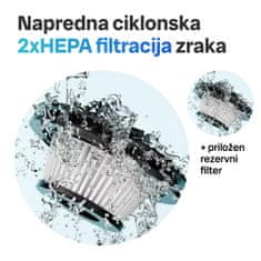 Prime V22 Detect, baterijski ročni sesalnik, 650 W, 50 min delovanja