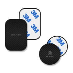 BLAVEC Metal Plate kovinska ploščica za magnetno držalo za mobitelni telefon 2 kos, carbon