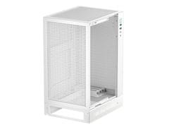 DEEPCOOL CH170 Digital računalniško ohišje, Mini-ITX, LCD, belo (R-CH170-WHNPI0D-G-1)