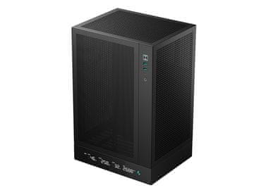 DEEPCOOL CH170 Digital računalniško ohišje, Mini-ITX, LCD, črno (R-CH170-BKNPI0D-G-1)