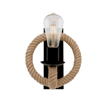 ELMARK stenska svetilka Rope 1xE27