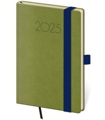 Dnevnik 2025 New Praga tedenski žep zelena