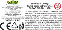 Britains Model zadnja kosilnica CLAAS DISCO 1100C 1:32 31,5 cm