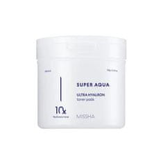 MISSHA Super Aqua Ultra Hyalron vlažilne blazinice za tonik (90 kosov)