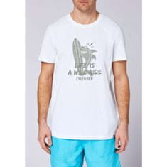 Chiemsee Moška Majica MBRC The Ocean kr rokav, Bright White, L