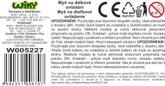 RC miška na daljinsko upravljanje 23 cm - češka embalaža