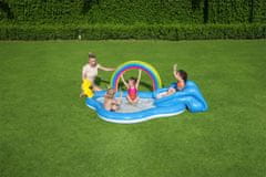 Bestway 53092 Napihljivo igralno središče Mavrični dan 2,57 m x 1,45 m x 91 cm
