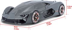 BBurago 1:24 Plus Lamborghini Terzo Millenio Grey