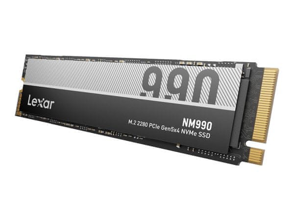 NM990 SSD disk, 1TB, M.2 2280, PCIe Gen5x4 NVMe (LNM990X001T-RNNNG)