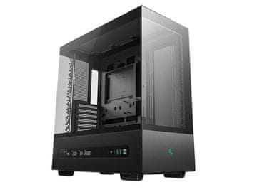 DEEPCOOL CH690 Digital računalniško ohišje, ATX, Midi-Tower, LCD, kaljeno steklo, belo (R-CH690-BKNNA0D-G-1)