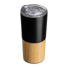 A DESIGN Termovka s kombinacijo bambusa in jekla Cesena 500 ml, črna