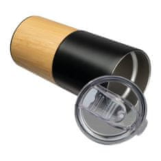 A DESIGN Termovka s kombinacijo bambusa in jekla Cesena 500 ml, črna